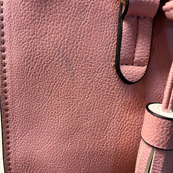 Pink Leather Adjustable Bag and Cross Body Strap - Detachable Shoulder Strap - Picture 6 of 7